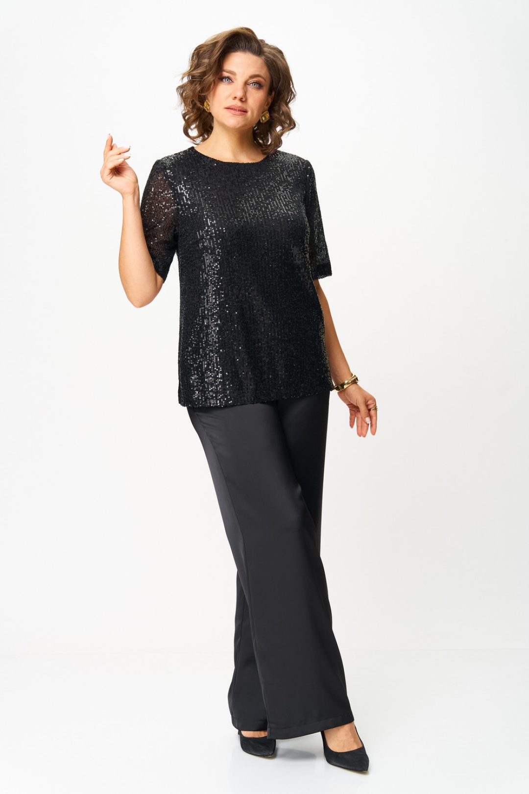 Костюм Светлана-Стиль 2162 черный - фото 1