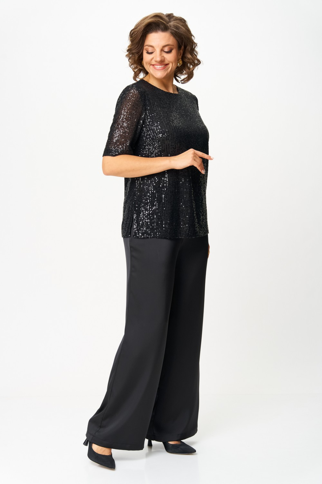 Костюм Светлана-Стиль 2162 черный - фото 4