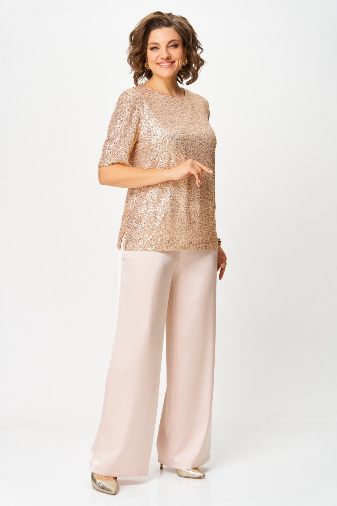 Костюм Светлана-Стиль 2162 золото - фото 1