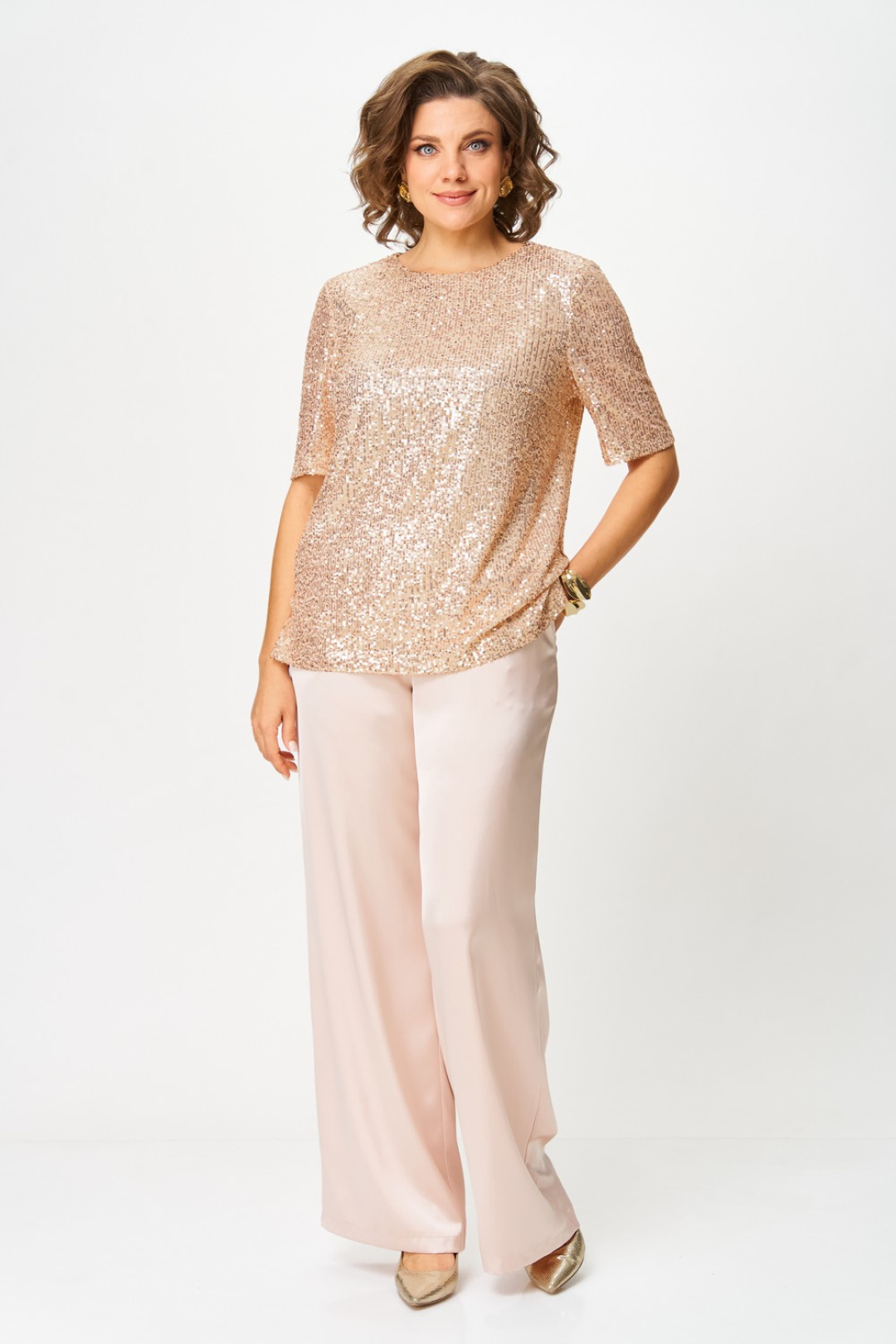 Костюм Светлана-Стиль 2162 золото - фото 5