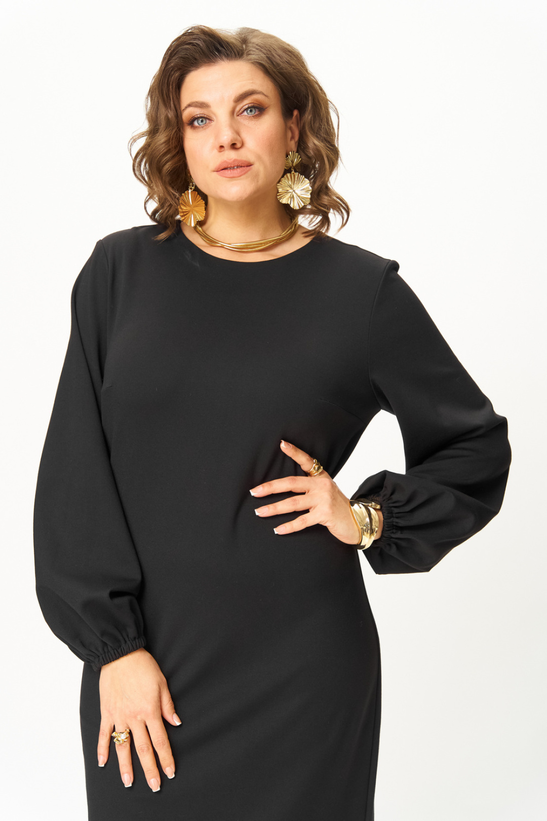 Платье Светлана-Стиль 2301 черный - фото 4