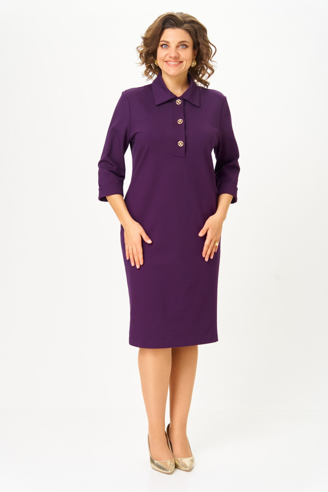 Платье Светлана-Стиль 2307 фиолетовый - фото 1