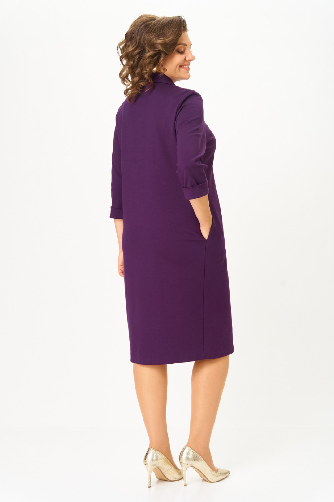 Платье Светлана-Стиль 2307 фиолетовый - фото 2