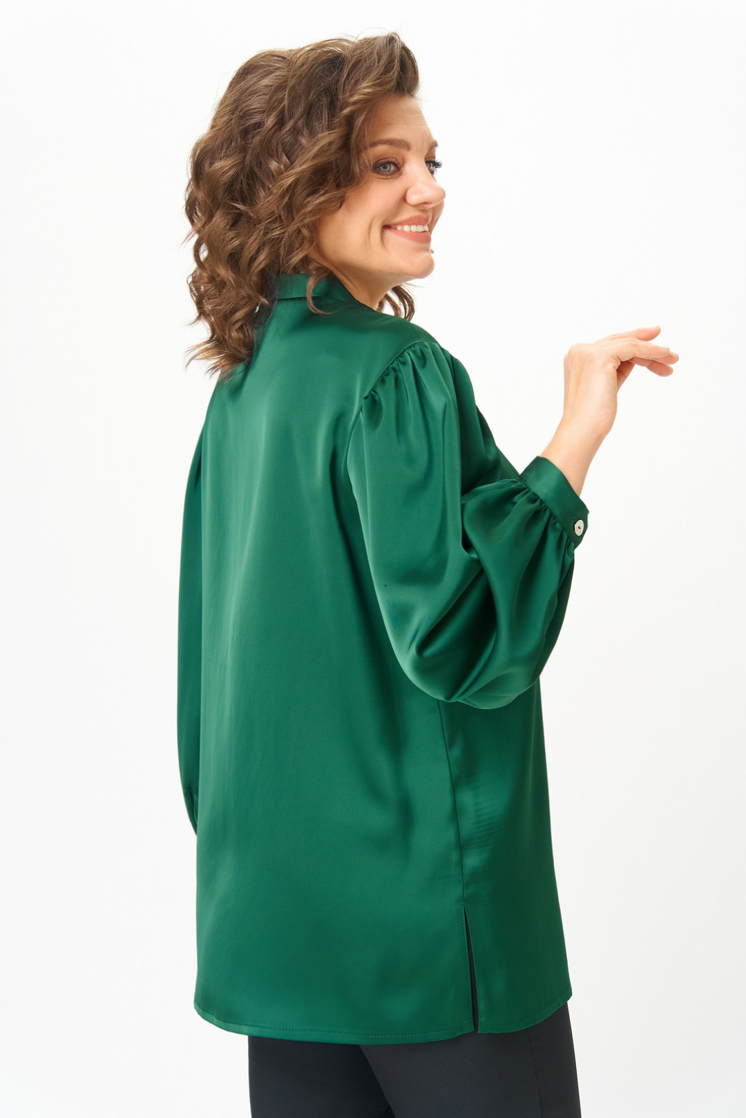 Блузка Светлана-Стиль 2310 изумруд - фото 4