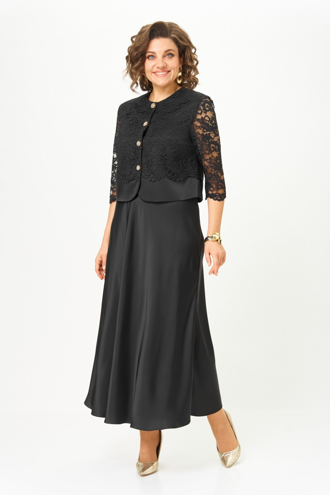 Костюм Светлана-Стиль 2316 черный - фото 4