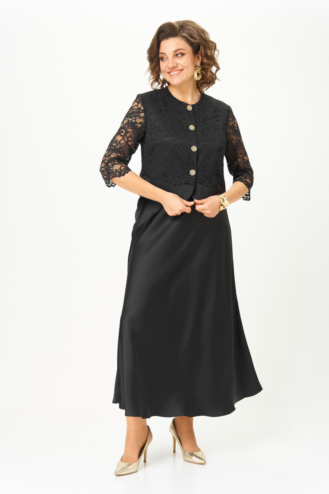 Костюм Светлана-Стиль 2316 черный - фото 5