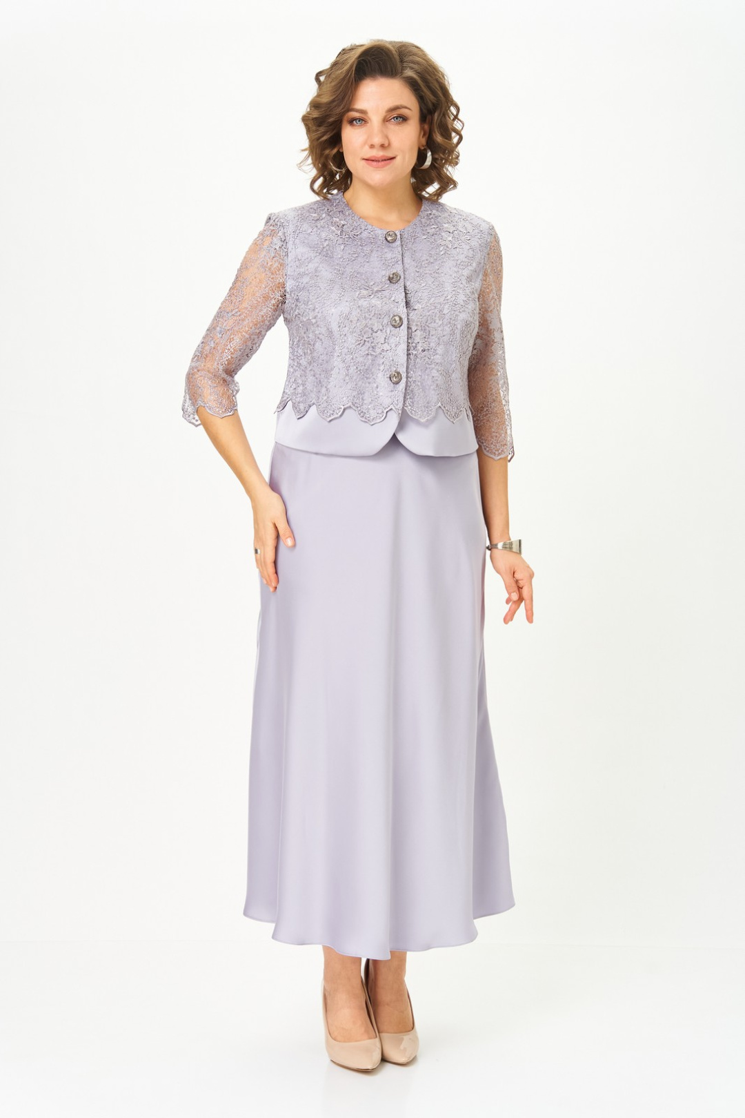 Костюм Светлана-Стиль 2316 серебро - фото 5