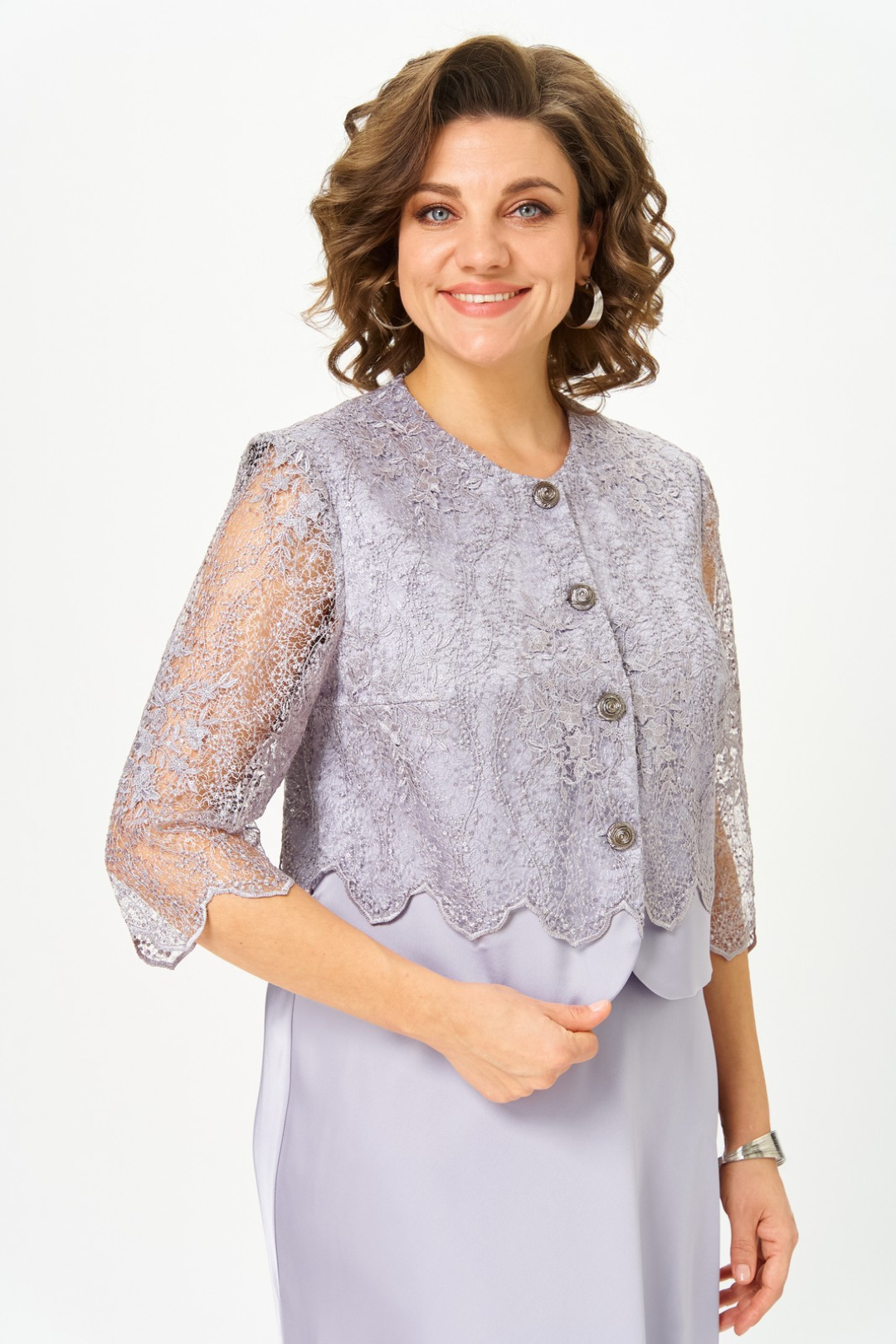 Костюм Светлана-Стиль 2316 серебро - фото 6