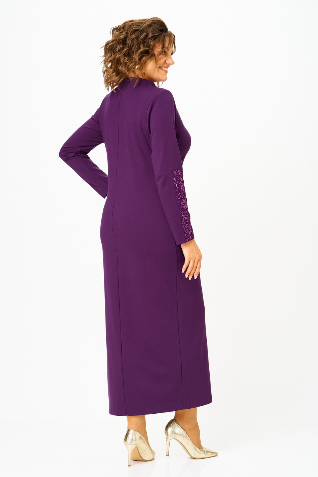 Платье Светлана-Стиль 3014 фиолетовый - фото 2