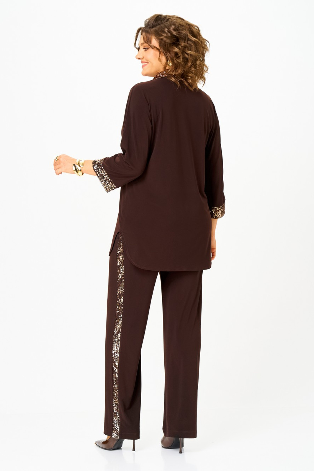 Костюм Светлана-Стиль 3017 шоколад - фото 2