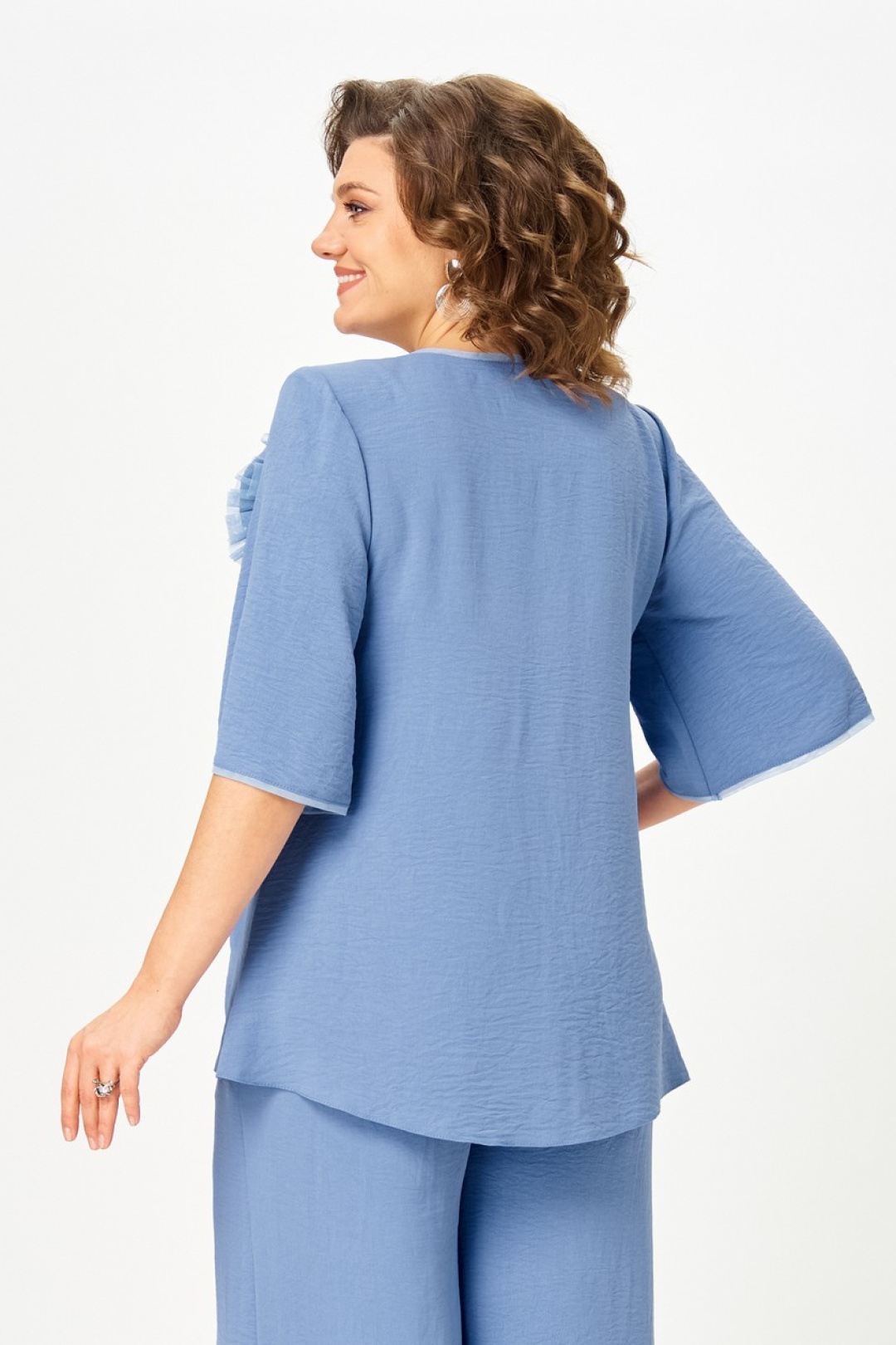 Блузка Светлана-Стиль 3025 индиго - фото 2