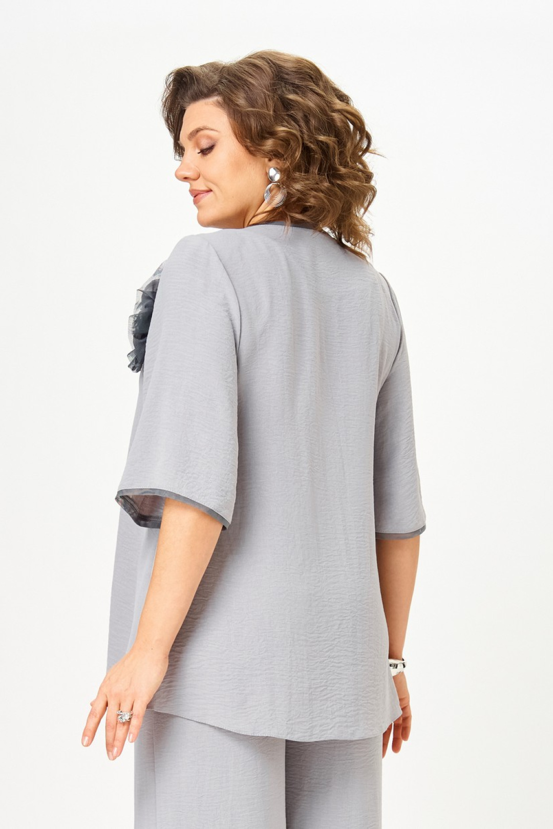Блузка Светлана-Стиль 3025 серый - фото 3