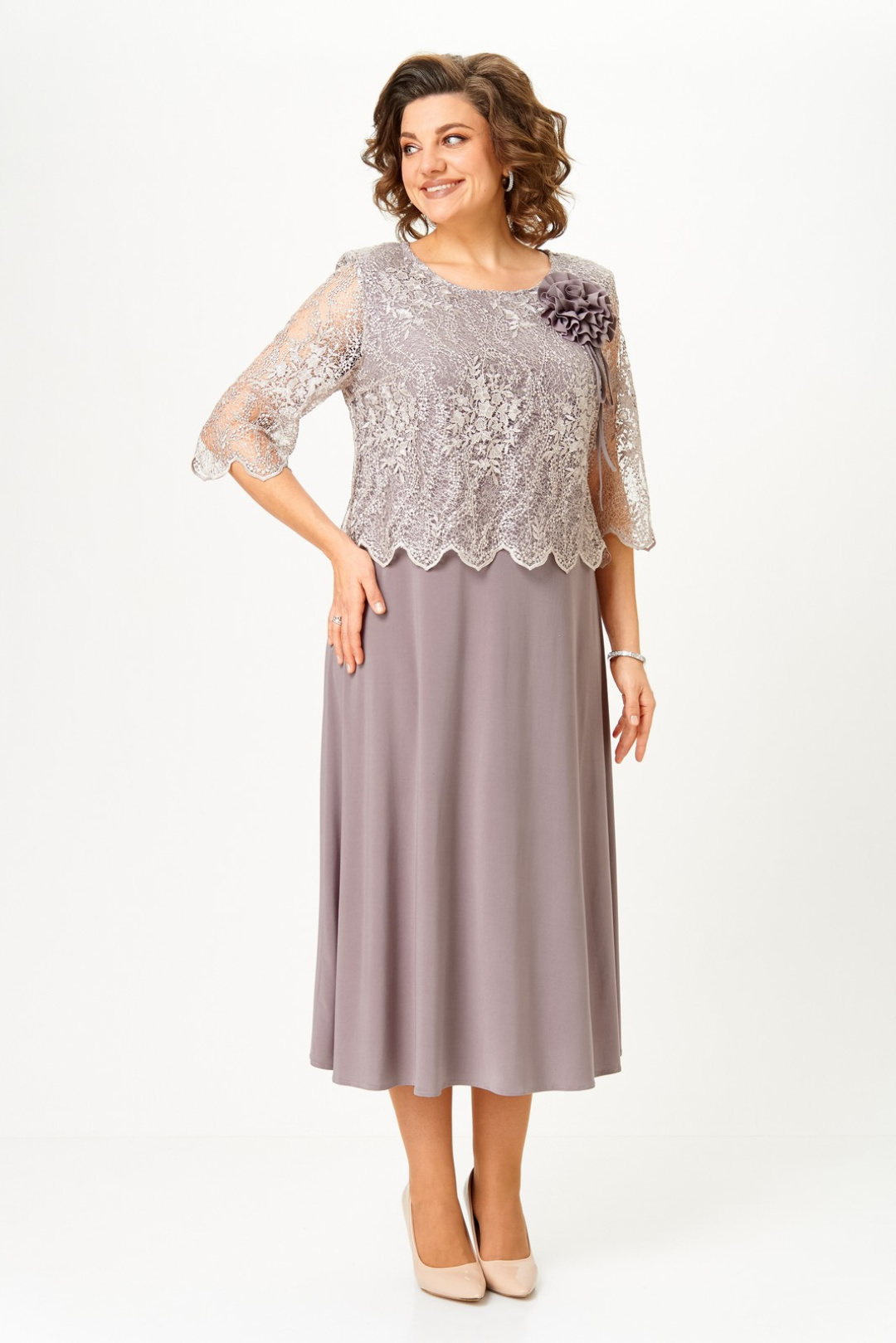 Платье Светлана-Стиль 5037 какао - фото 3