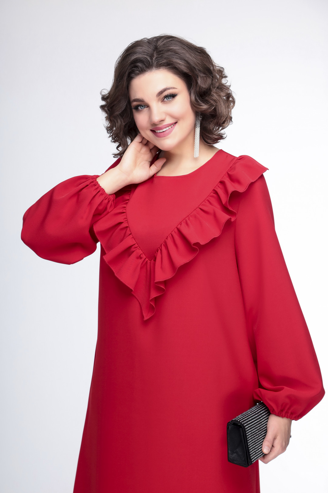 Платье Swallow 436 красный - фото 6