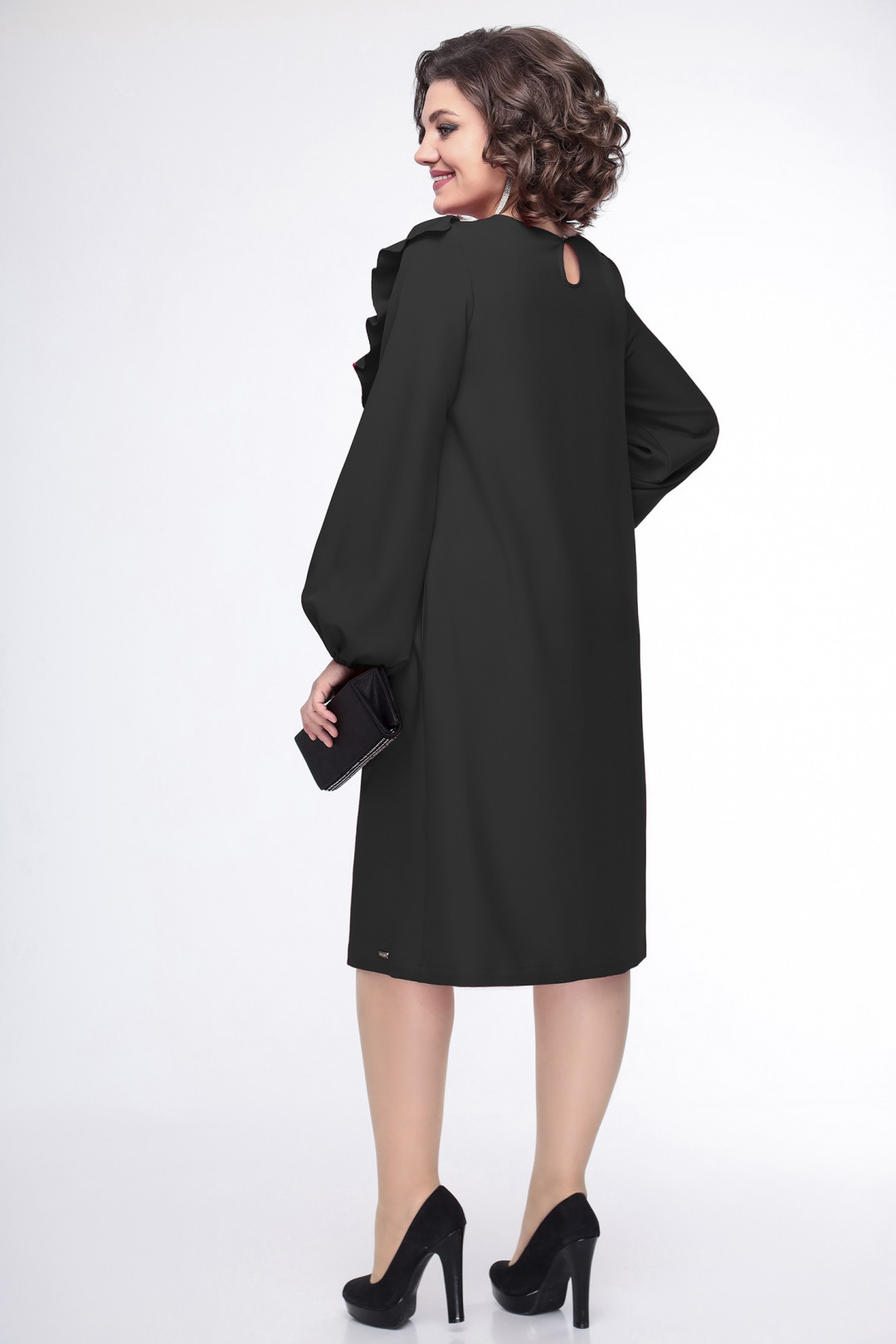 Платье Swallow 440 черный - фото 2