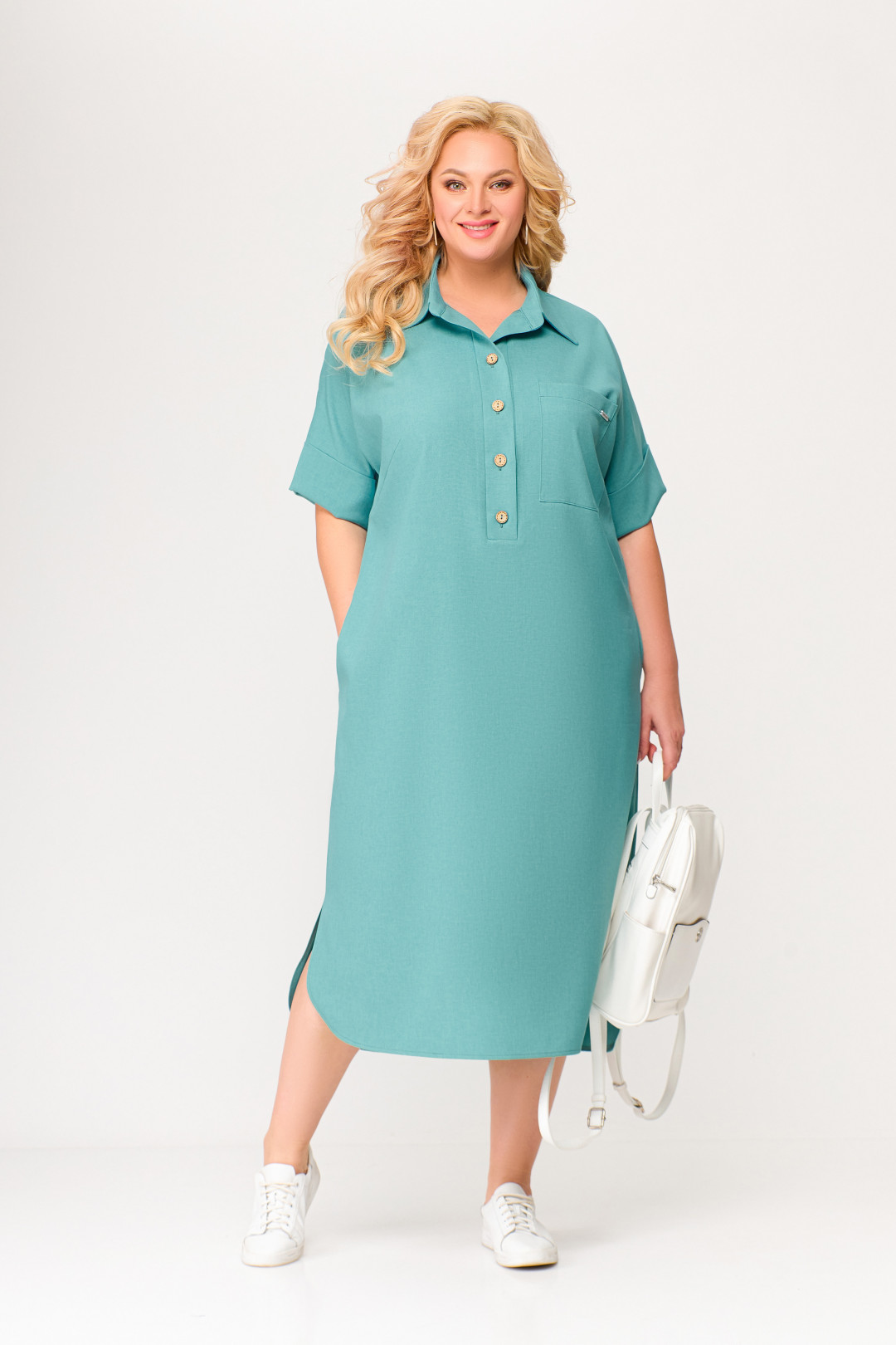 Платье Swallow 496.2 мята - фото 6