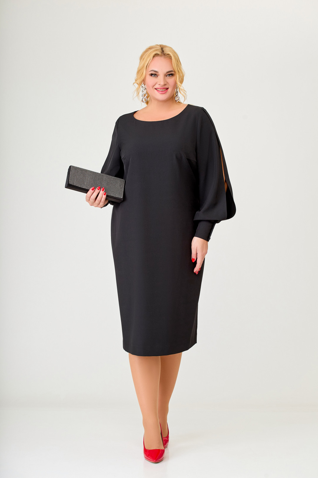 Платье Swallow 627 черный - фото 5