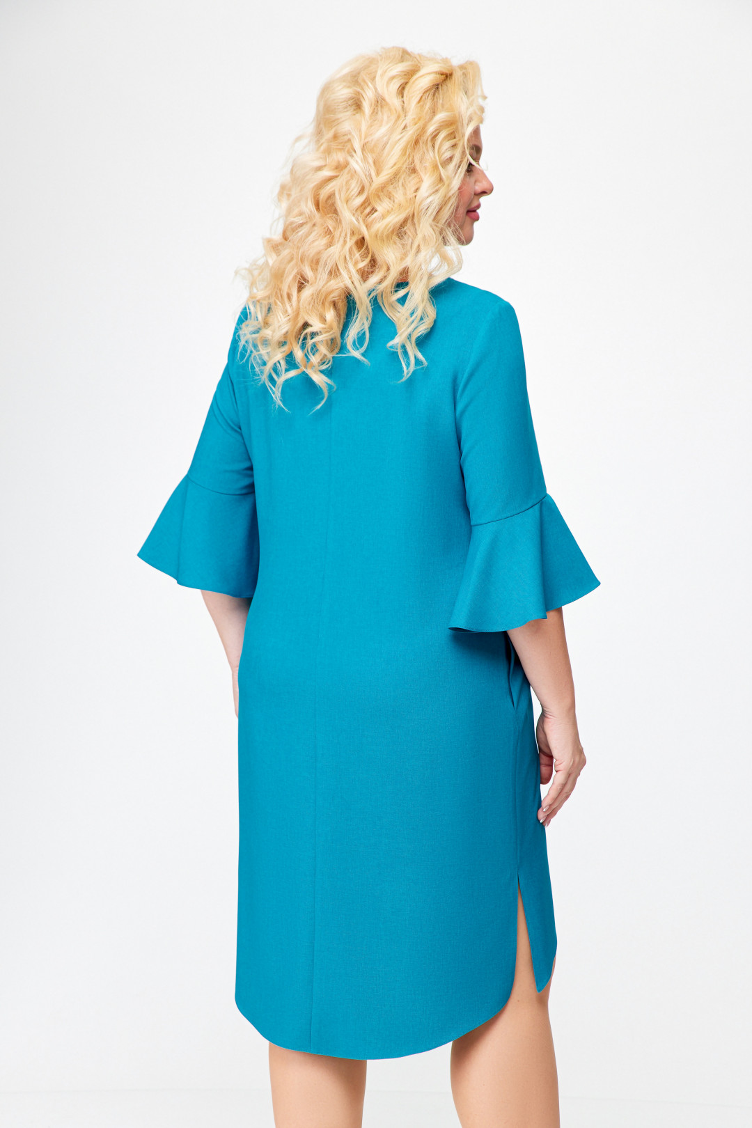 Платье Swallow 680.1 темная бирюза - фото 5