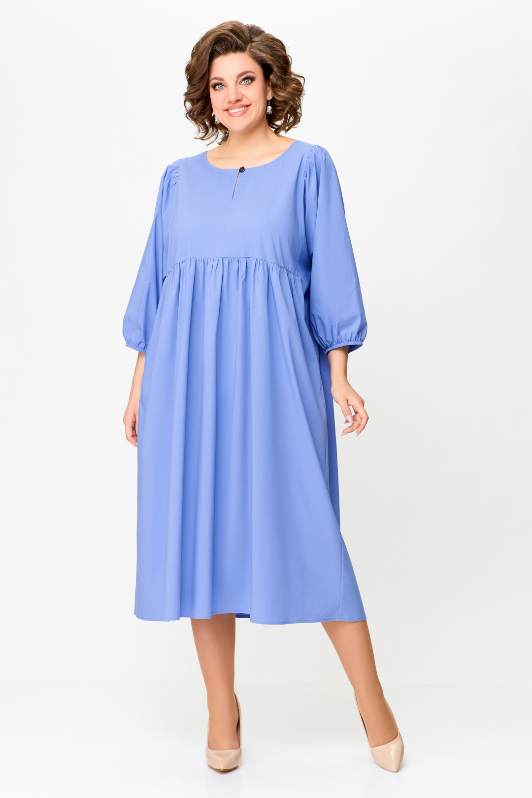 Платье Swallow 731 голубой - фото 1