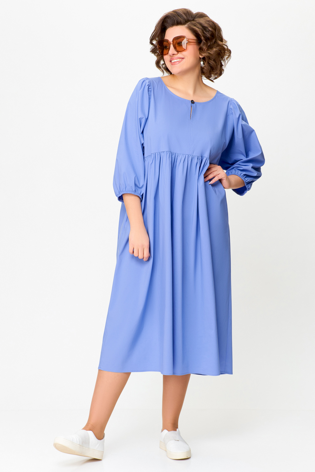 Платье Swallow 731 голубой