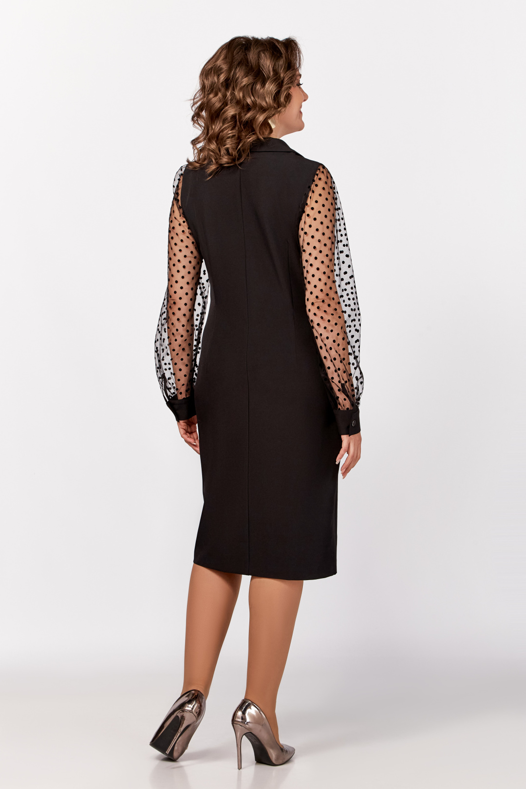 Платье Swallow 796 черный - фото 3