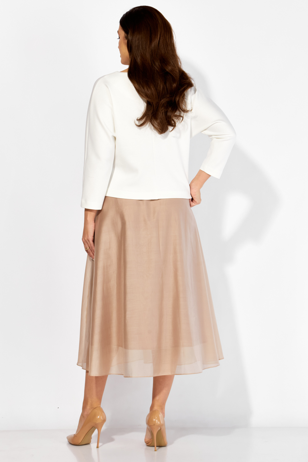 Костюм ТАиЕР 1405 молочный+бежевый - фото 6