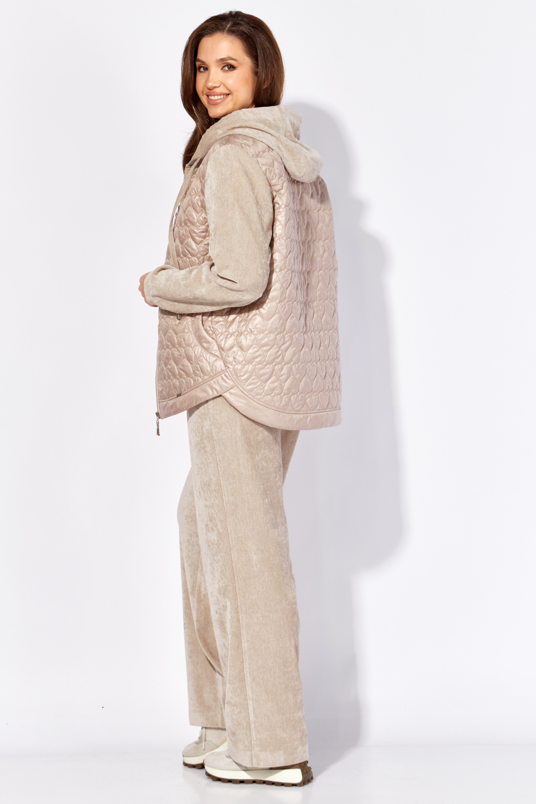 Костюм ТАиЕР 1416 жемчужный - фото 6