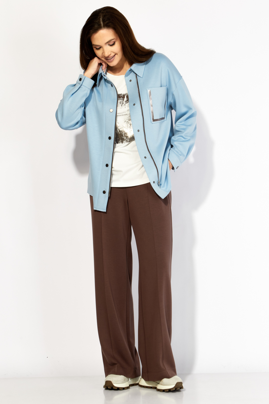 Костюм ТАиЕР 1419 голубой - фото 3