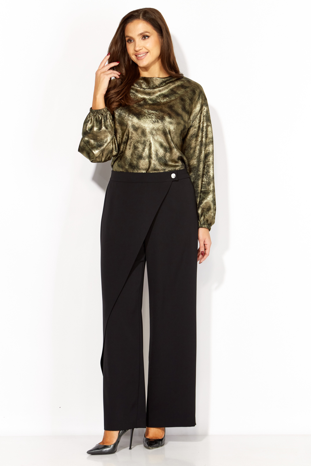 Блузка ТАиЕР 1423 золотистый - фото 3