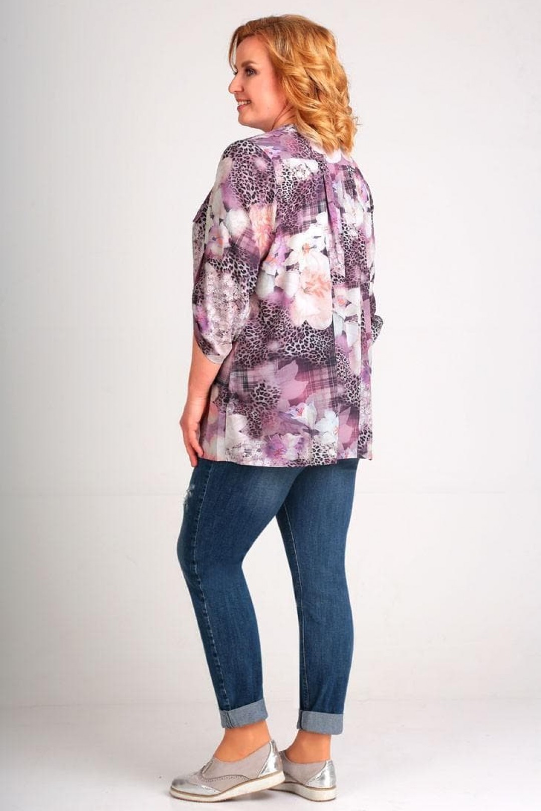 Блузка Таир-Гранд 62329 леопард - фото 4