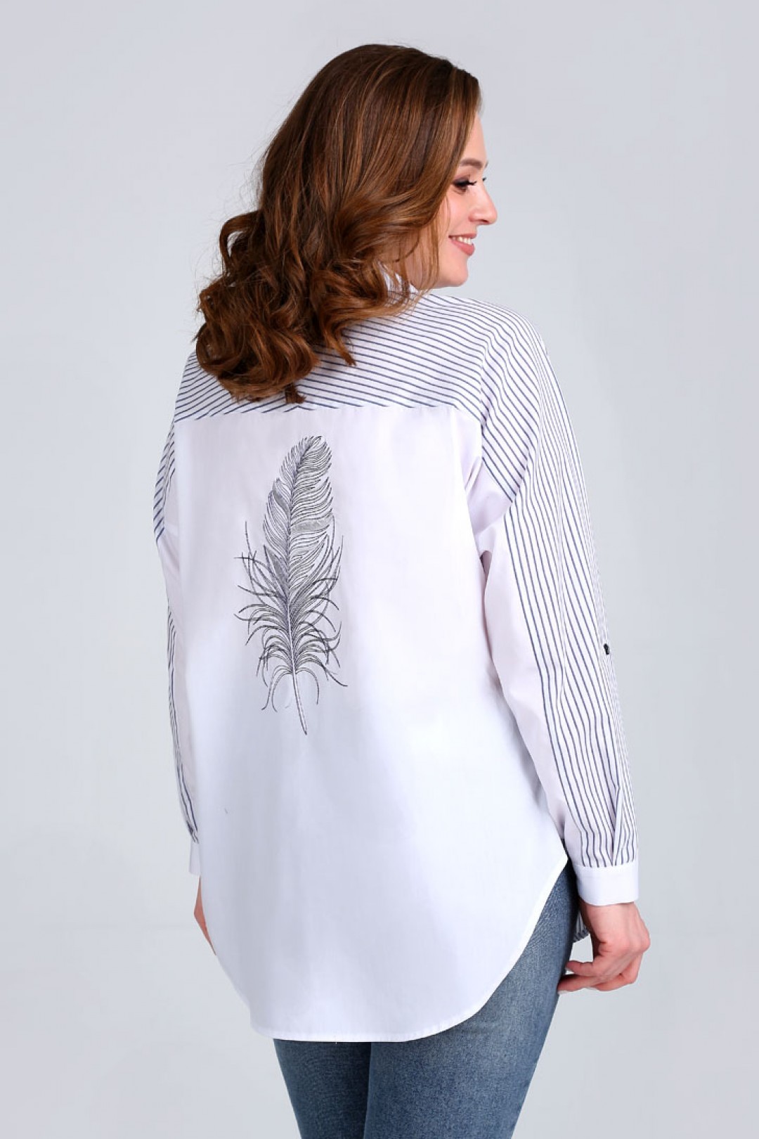 Блузка Таир-Гранд 62405 перо - фото 2