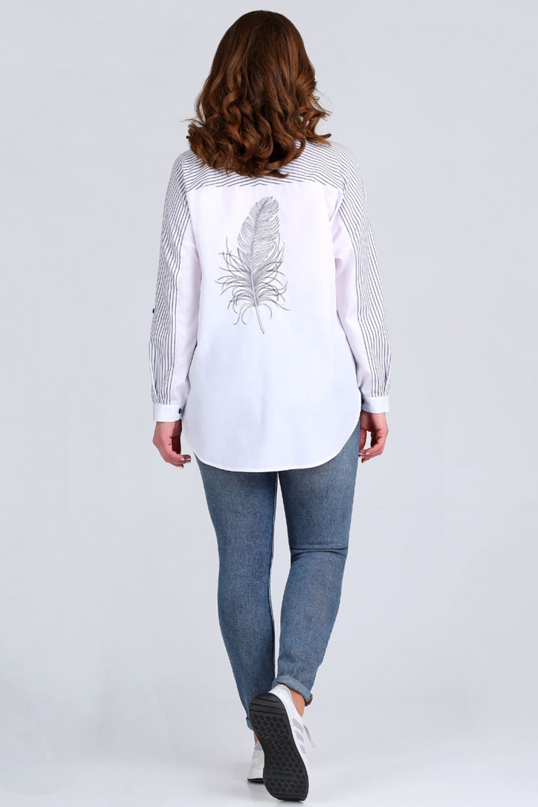 Блузка Таир-Гранд 62405 перо - фото 4