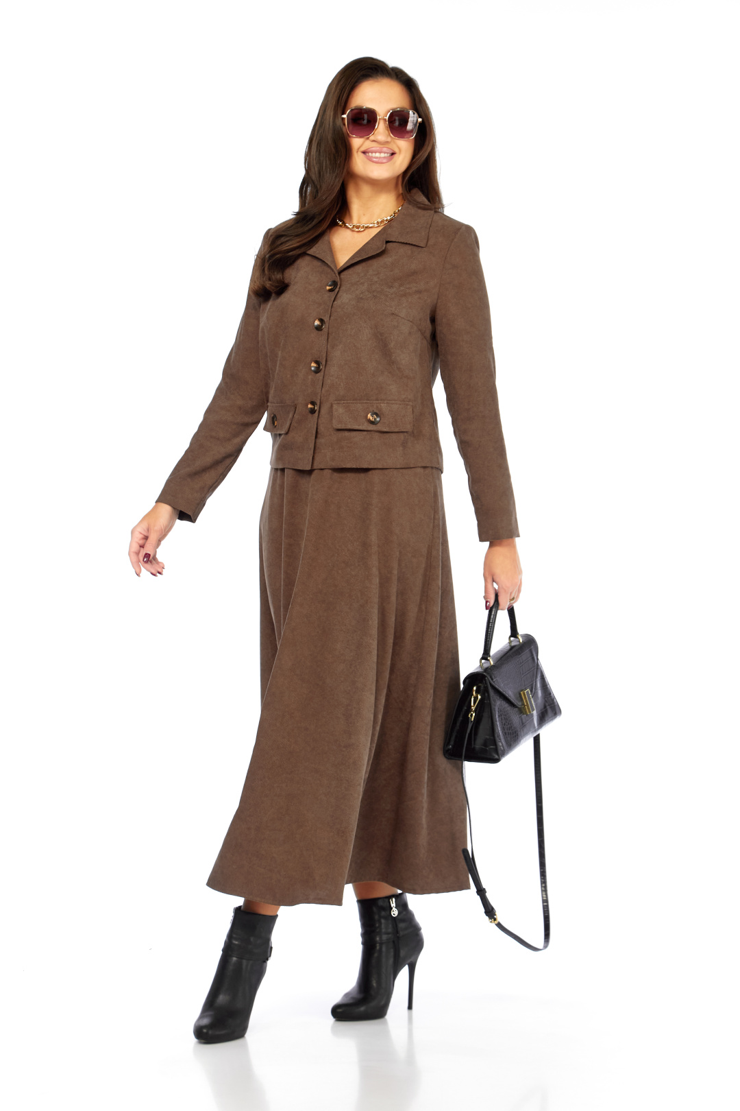 Костюм TAITA PLUS 2531 капучинно - фото 3