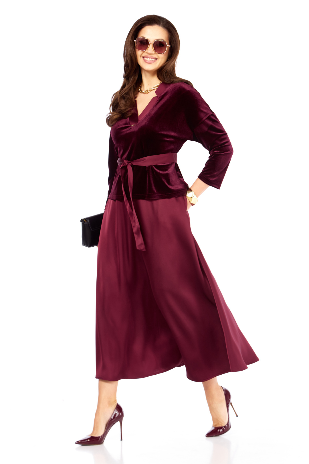 Комплект TAITA PLUS 2533 бургунди - фото 5