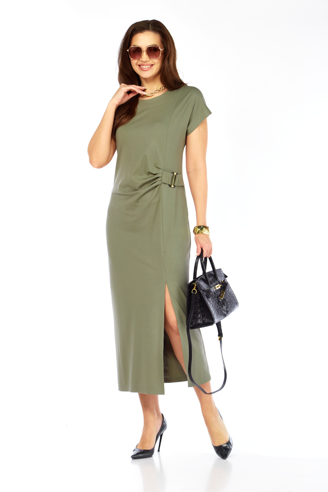 Платье TAITA PLUS 2601 мята - фото 5