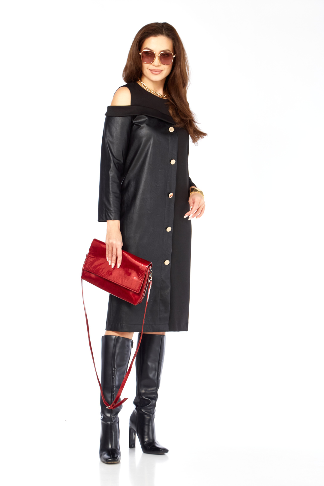 Платье TAITA PLUS 2602 черный