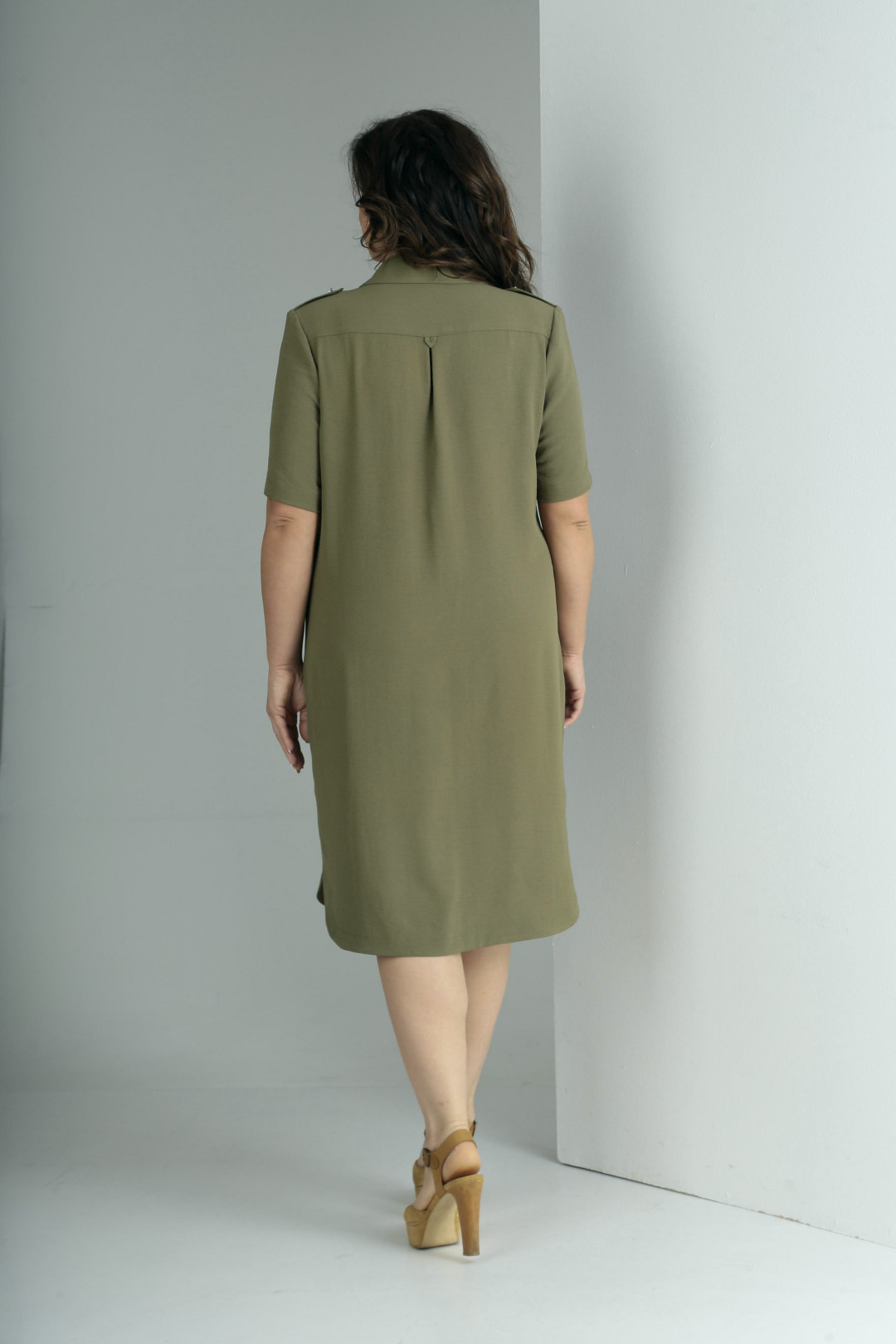 Платье Тэнси 271 хаки - фото 2