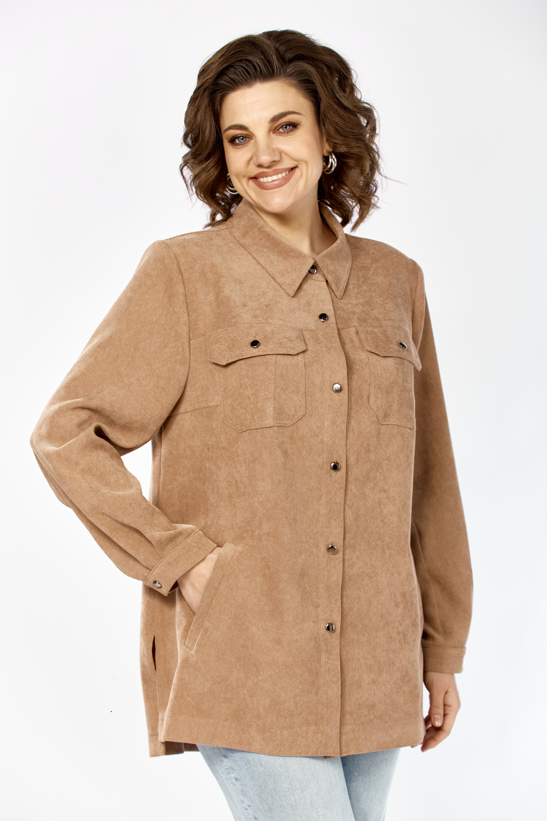 Рубашка Тэнси 409 бежевый - фото 3