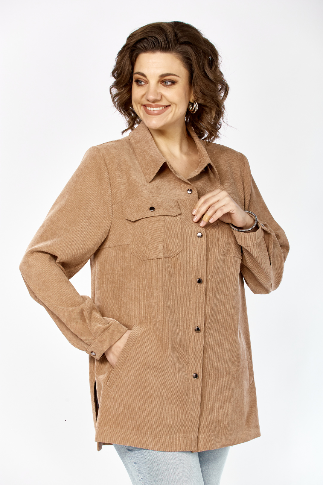 Рубашка Тэнси 409 бежевый - фото 4