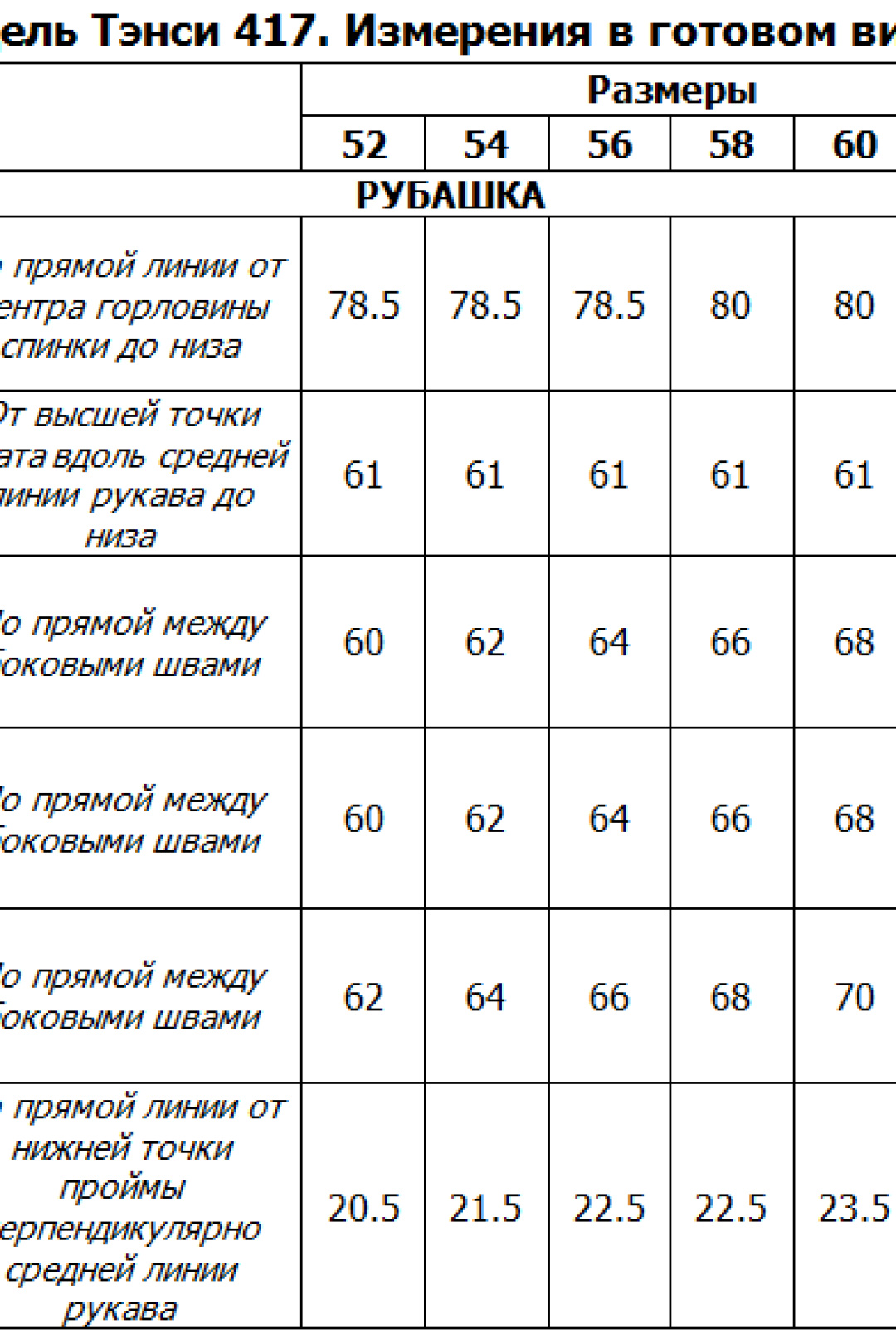Рубашка Тэнси 417 шоколадный