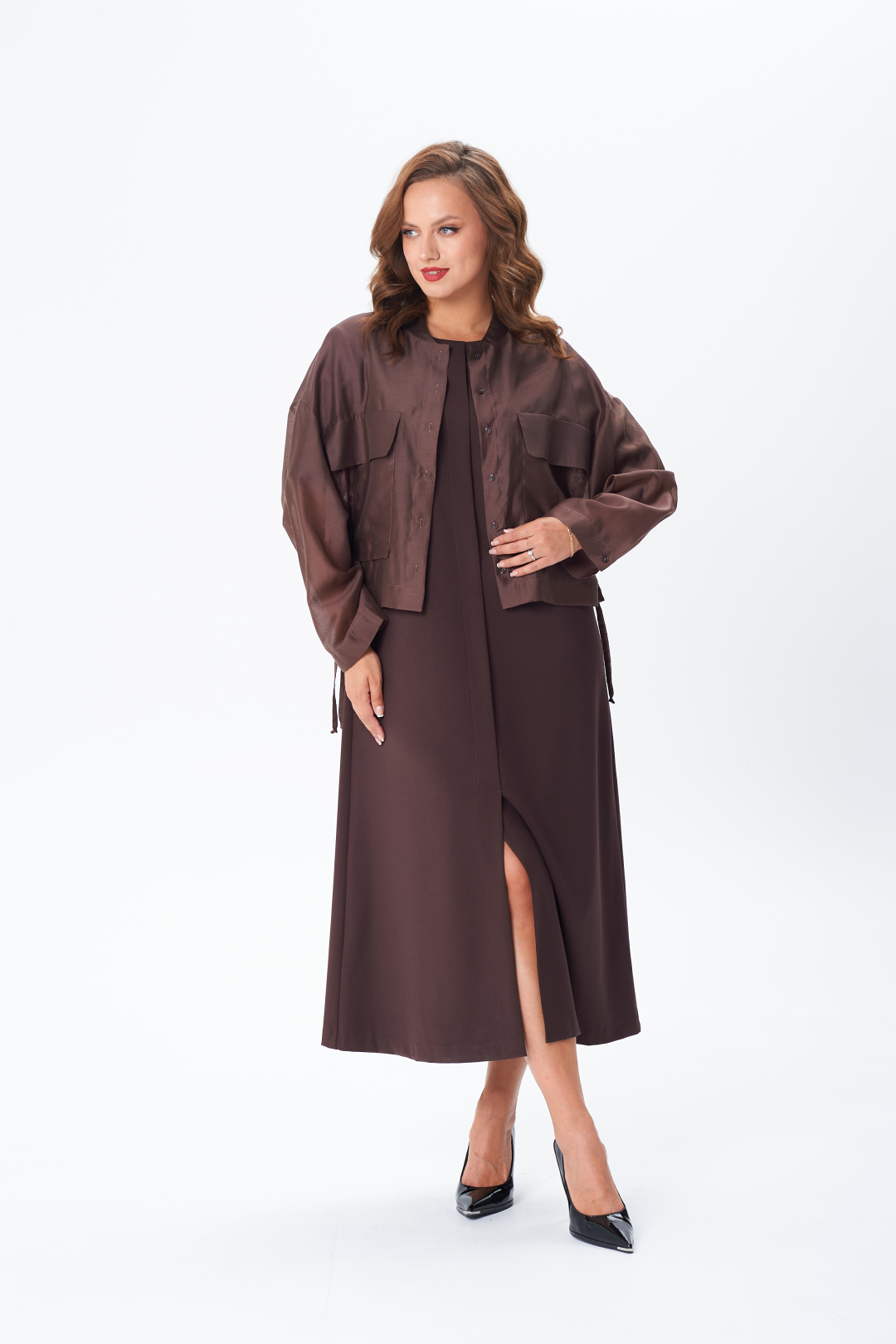Костюм TVIN 7877 шоколад - фото 2