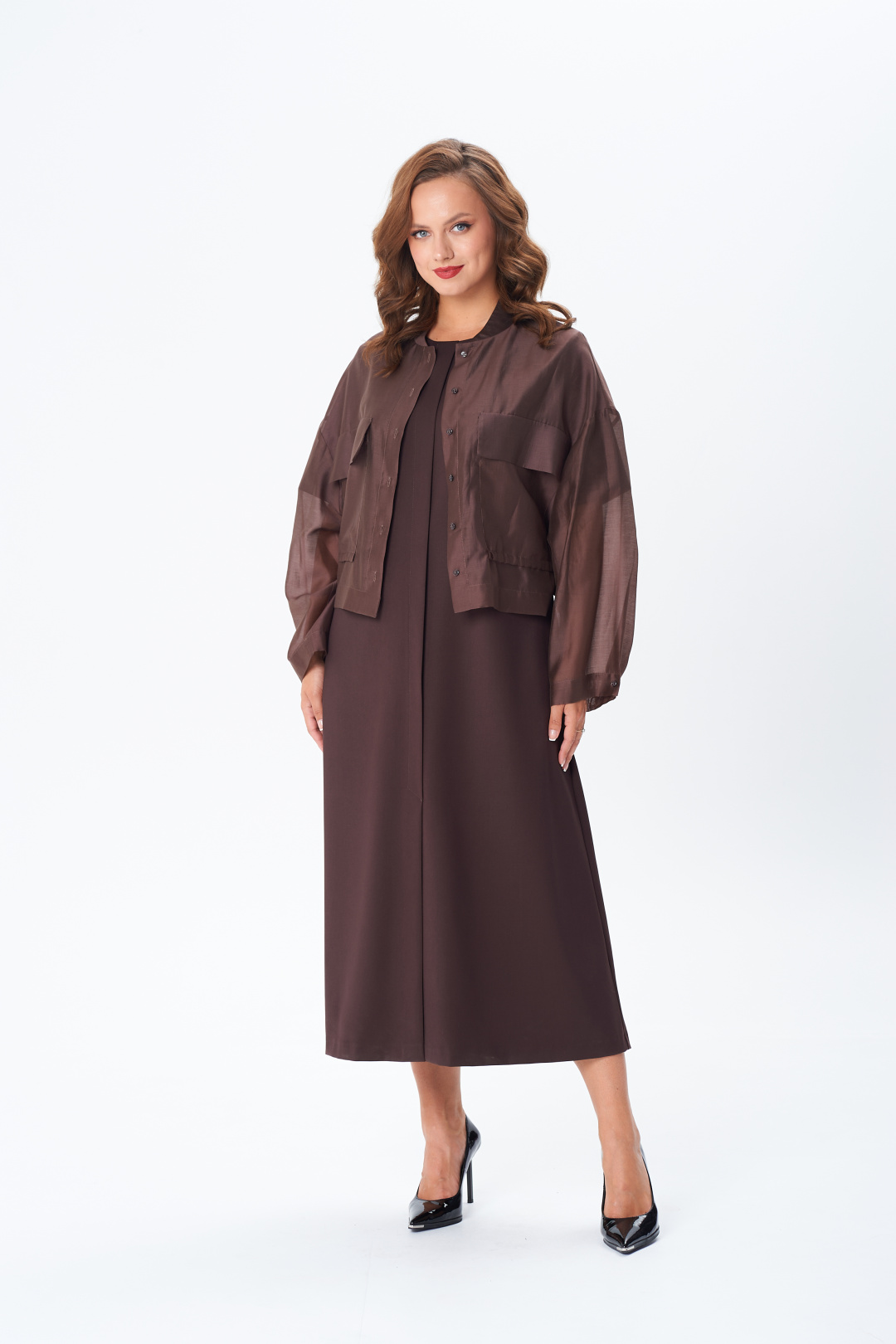Костюм TVIN 7877 шоколад - фото 3