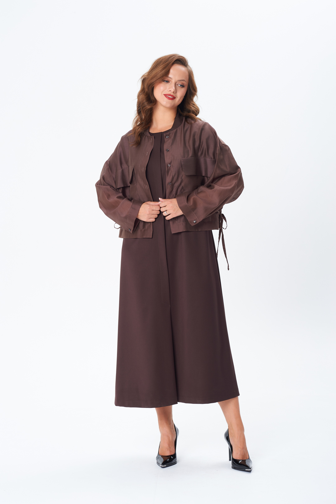 Костюм TVIN 7877 шоколад - фото 6