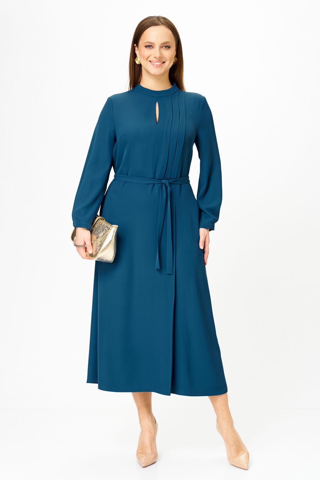 Платье TVIN 7891 т.бирюза - фото 1