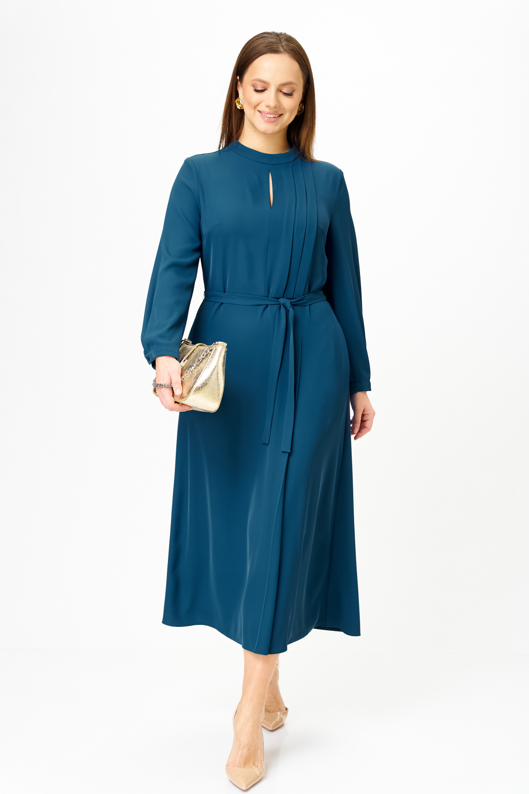 Платье TVIN 7891 т.бирюза - фото 3