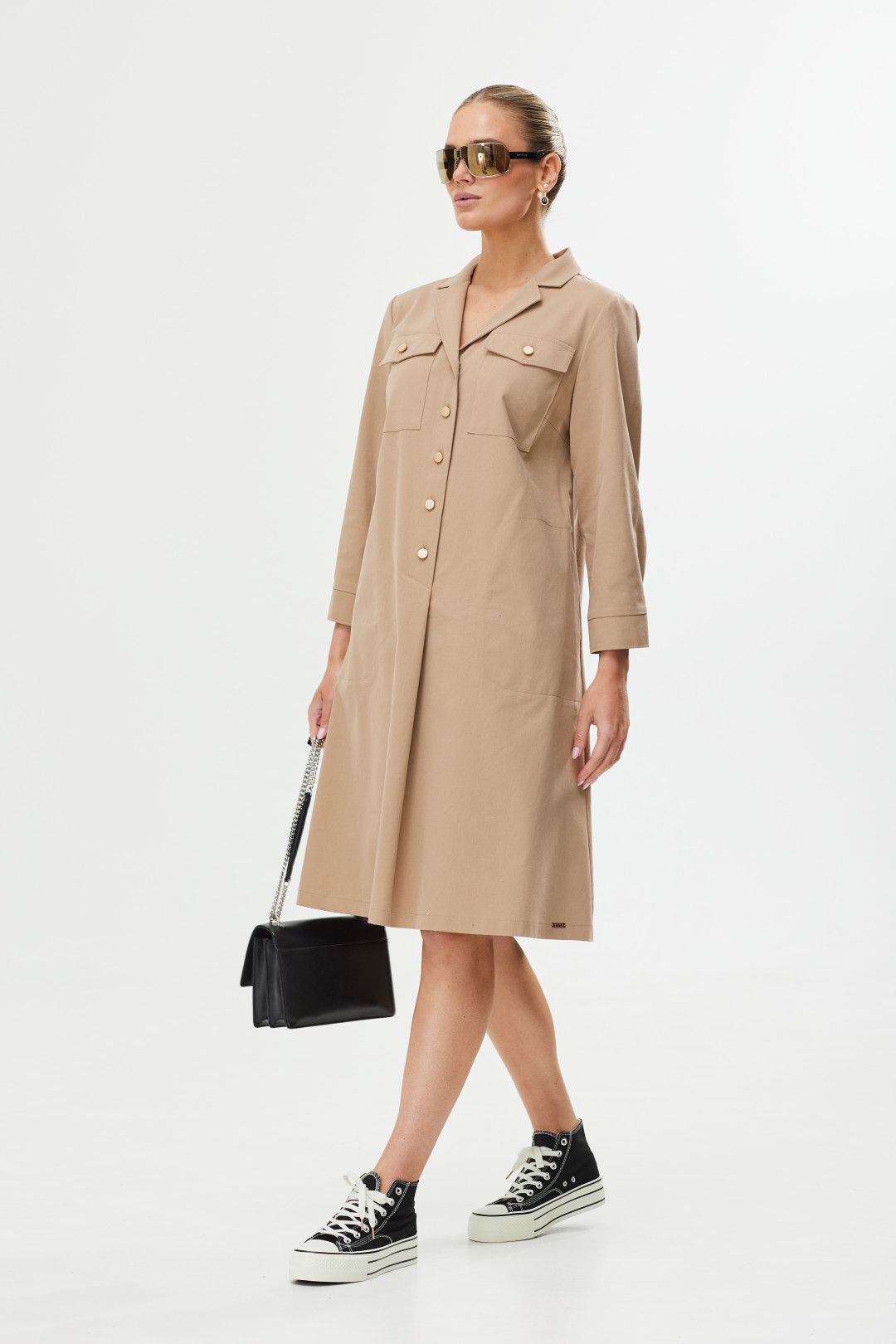 Платье Твой Имидж 1561 песок - фото 5