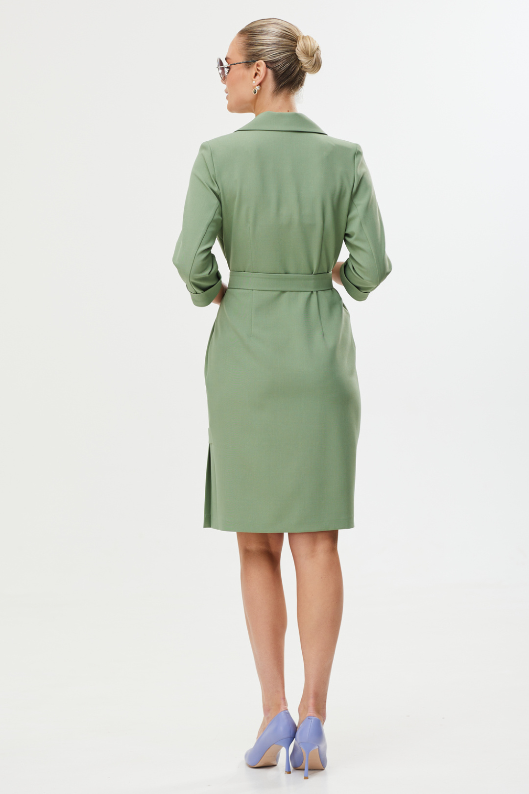 Платье Твой Имидж 1754 оливоквый - фото 2