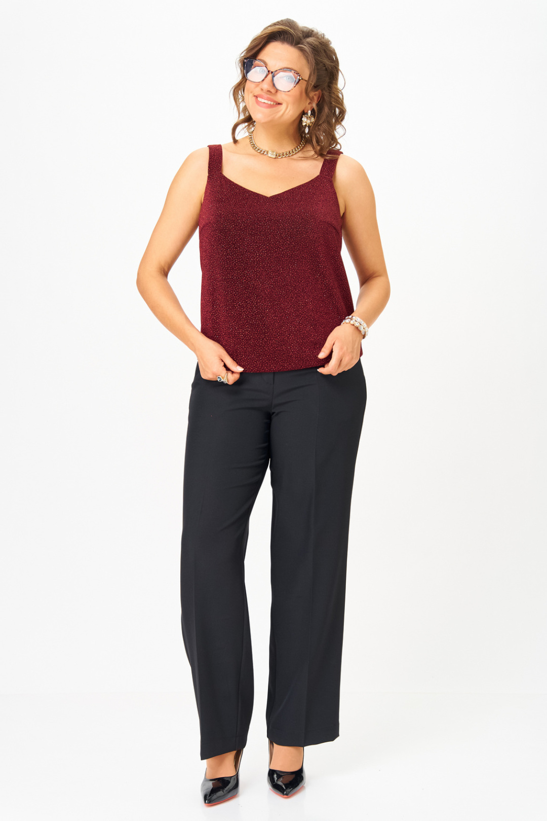 Топ Твой Имидж 2298 бордо - фото 5