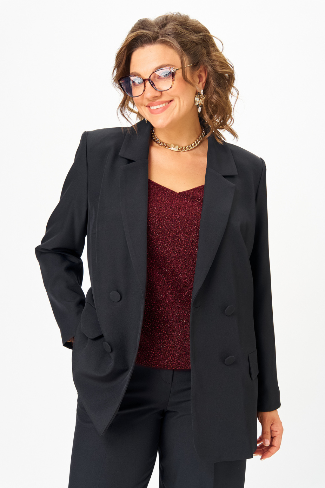 Топ Твой Имидж 2298 бордо - фото 6