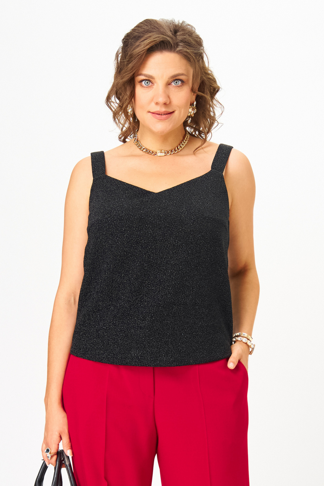 Топ Твой Имидж 2298 черный - фото 3